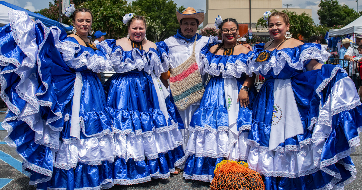 montgomerycoll's tweet image. Join us for the vibrant Salvadoran American Festival on Sunday, August 3, at #MontgomeryCollege Rockville Campus! Experience amazing Salvadoran music, delicious food for sale, unique vendors, and valuable community resources! Come celebrate with us from 11 a.m.-7 p.m. in Parking…
