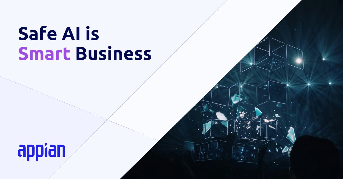 AppianUK's tweet image. Interested in learning the five principles for building enterprise AI systems that are both powerful and responsible? Have a look at our blog to find out more: ap.pn/3GFGlUp #AIinProcess