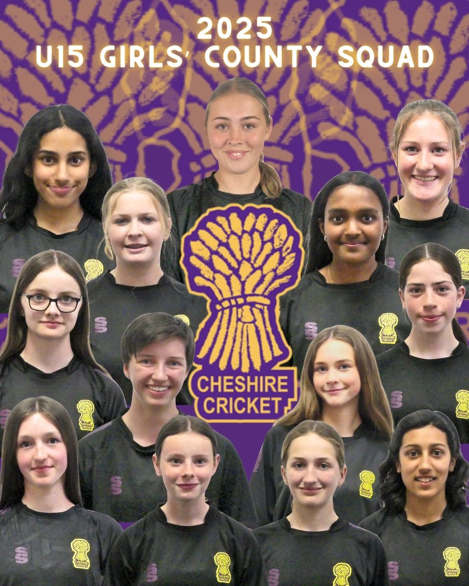 CheshireCB's tweet image. 🏏The 2025 Cheshire Girls County Squads are out! 🌟
From U11s to U18s, these rising stars have earned their place through talent, dedication & love for the game.
👏 Congrats to all selected players!
📲 cheshirecricketboard.co.uk/cheshire-crick…
📸 Follow @cycscores for updates & highlights!