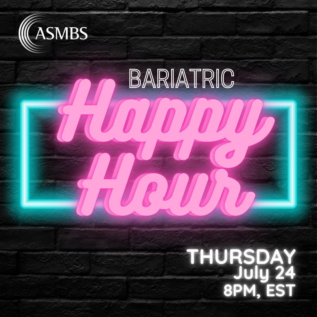 ASMBS's tweet image. Join us this Thursday for Bariatric Happy Hour with Dr. Manoel Galvão Neto and Dr. Jennifer Pan discussing "ESG 2.0: Innovations in Endoscopic Sleeve Gastroplasty". Register now! ow.ly/lcoQ50Wmivy
#ASMBS #BariatricSurgery #MetabolicHealth #Healthcare #ObesityCare #health