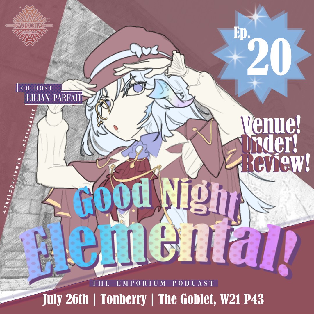 lillianparfait's tweet image. KNOCK KNOCK! THIS IS A VENUE CHECK!
Lillian Parfait serving as venue inspector for The Union will be conducting a venue inspection on SAT Jul 26 @ 8PM GMT8!
Got something to promote? Fill out tinyurl.com/podadvert and we can help you!
@TheEmporiumTB
#VERONAXIV