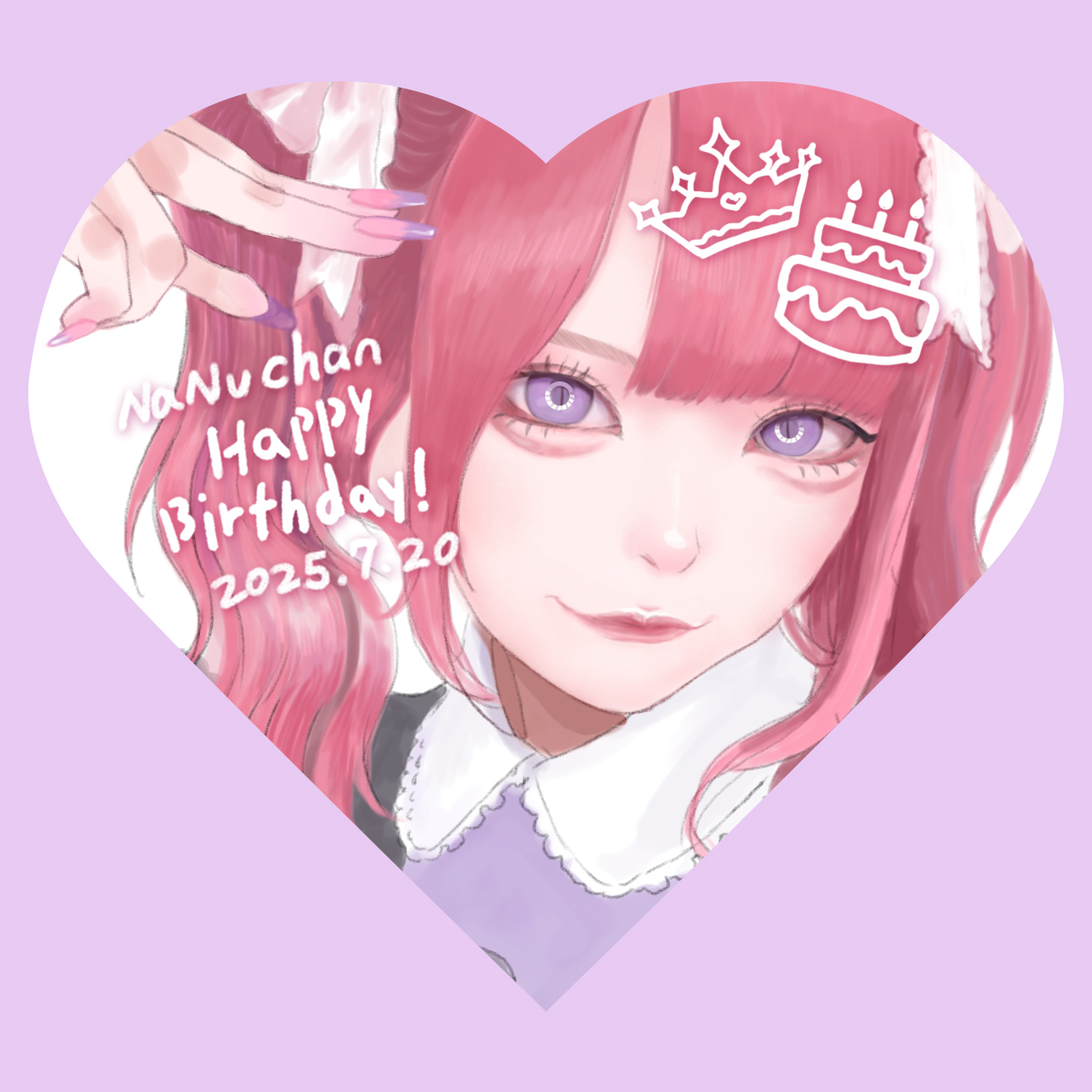 nimoo_art's tweet image. Happy birthday! Nanu~~!🎂 
@RC__nanu #ファンアート #イラスト