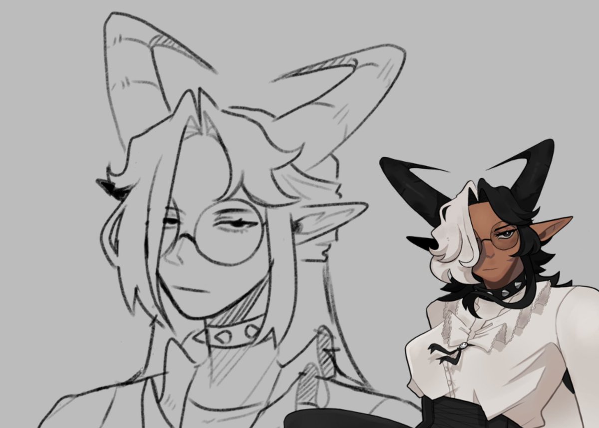 Meanwhile I'm redrawing her hehe