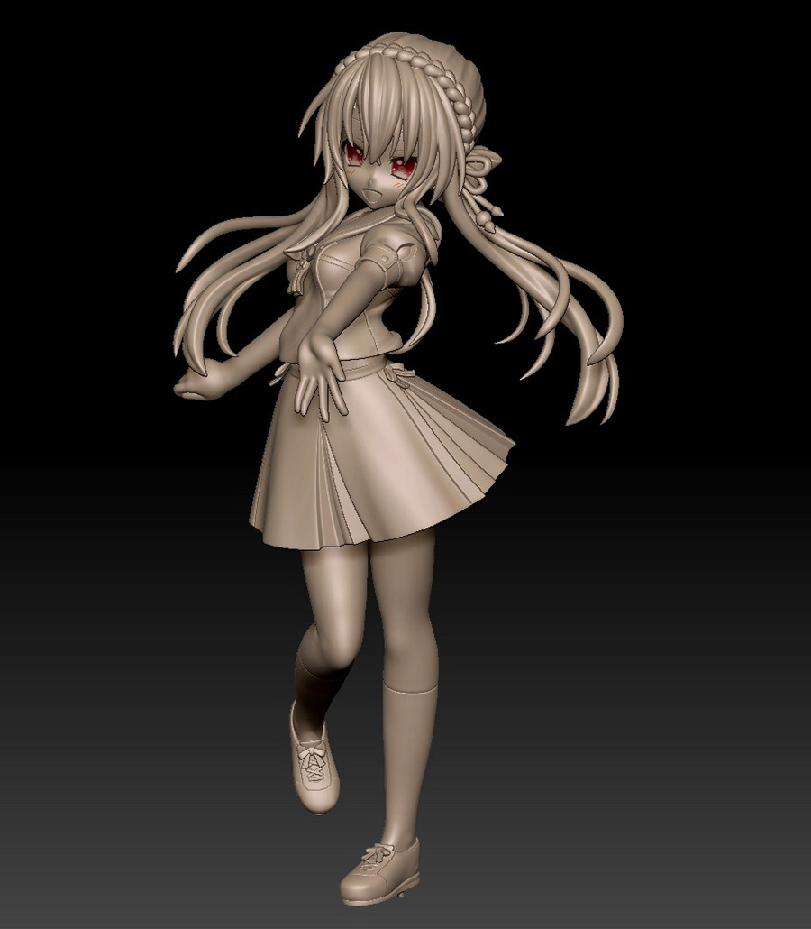 kuni_20xx's tweet image. WF2025夏に参加いたします。
Kuni20xx 3-21-15 です
新作は Summer Pockets より
空門 蒼(そらかど あお)¥15000 の販売になります。
原型完成しました。
やっと原型出来上がりました、分割もほぼ終わりました。
今晩、頭部パーツを出力して明日シリコン型を作る予定です。…