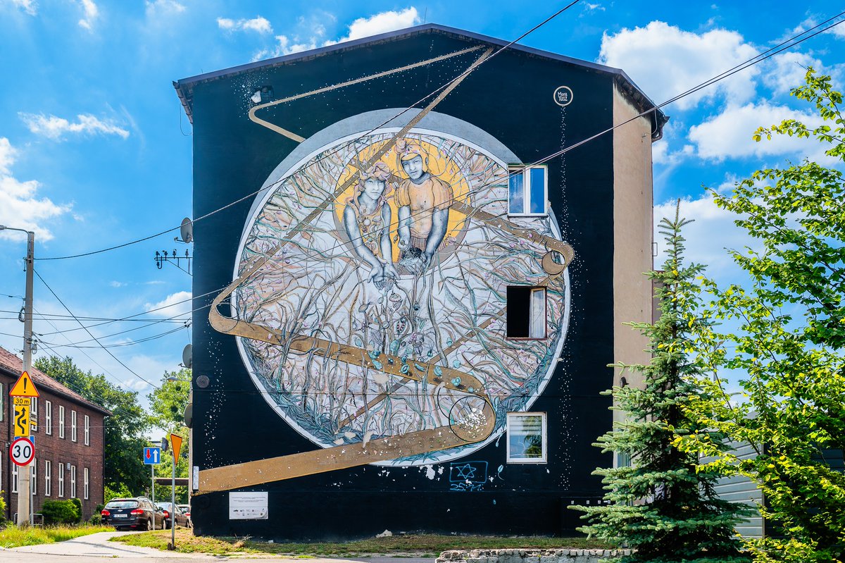 miasto_katowice's tweet image. 🎨 Katowice to nie tylko modernizm i przemysłowe dziedzictwo, ale też galeria sztuki ulicznej. Już w sobotę, 26 lipca o godz. 10:00 zapraszamy na miejską wycieczkę szlakiem katowickich murali!
Podczas spaceru poznasz najciekawsze realizacje, które odmieniły miejską przestrzeń.…