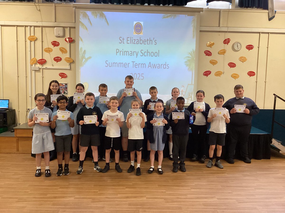 Congratulations to the Key Stage Two winners of Children of the term 💛💙