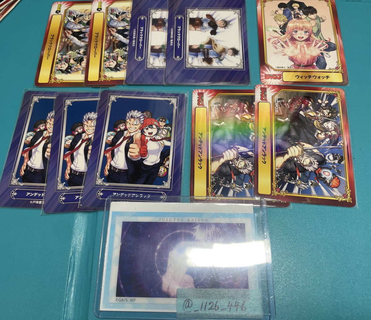 _1126_446's tweet photo. SCFカード 買取 交換

(譲) 画像

(求)1枚100円+送料

アオのハコ 青の祓魔師 ルリドラゴン この音とまれ！ブラッククローバー ウィッチウォッチ アンデッドアンラック キングダム ワンパンマン 新テニスの王子様 ドッグスレッド 願いのアストロ 明日ちゃんのセーラー服 久保さんは僕を許さない https://t.co/3XdvYtsN01