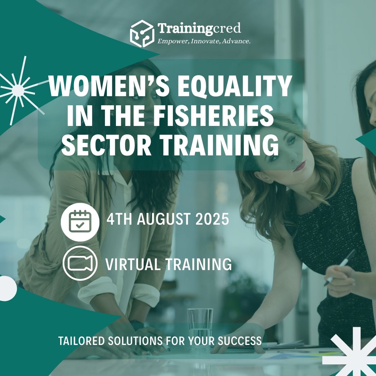 Trainingcred's tweet photo. Why are women still excluded from key fisheries decisions?
Time to shift the tide.
๐ Join our virtual training on Aug 4.
https://t.co/RBhi2SN8n3
#HeForShe #WomenInFisheries #Trainingcred https://t.co/VHb5zGMjSz