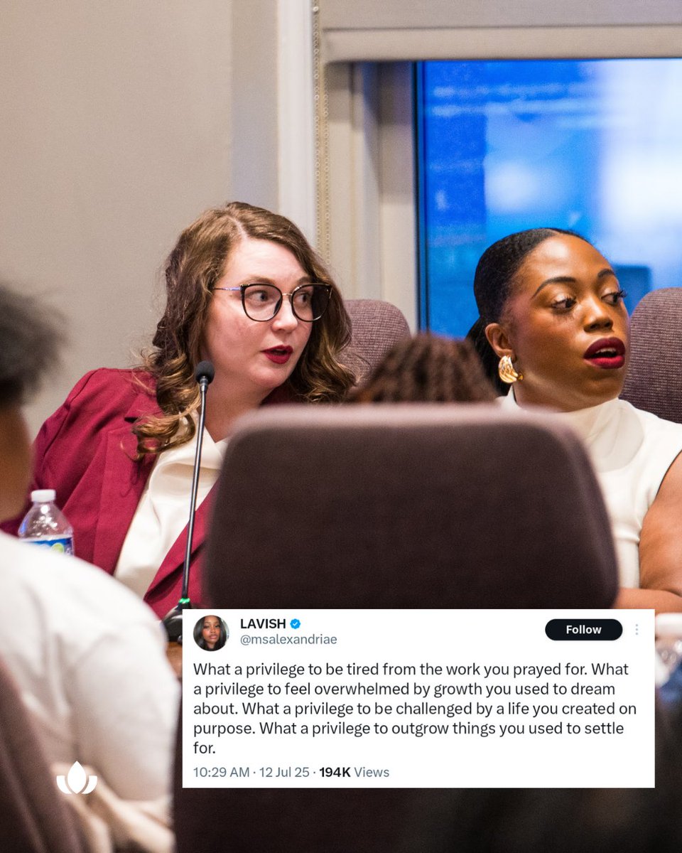 WorkEnlightened's tweet image. 7 years of Enlightened Solutions.
7 years of naming what others avoid.
7 years of centering Black Women — our lives, labor, &amp;amp; brilliance.

Honored to serve #Cleveland &amp;amp; the nation as a racial &amp;amp; gender justice think tank.

#WorkEnlightened #BlackWomen #Cleveland #ProjectNoirCLE