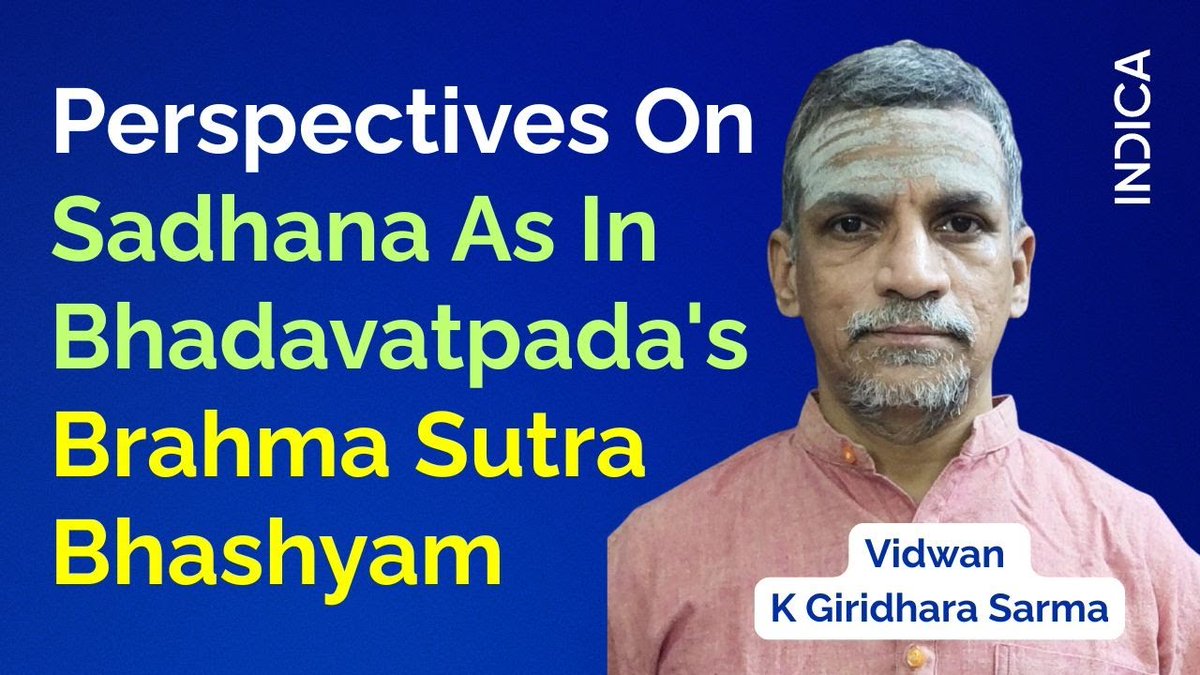 Indica Moksha (@advaitaacademy) on Twitter photo Global Festival of Oneness | #GFO2025
Perspectives On Sadhana As In Bhadavatpada's BrahmaSutra Bhashyam by Vidwan K Giridhara Sarma
Watch the video here: youtu.be/h9yz0-bPm6g
#AdiShankara #Vedanta #Advaita #Oneness #AdiShankaracharya #nonduality #indicamoksha
<a href="/nkgrock/">Nithin Sridhar</a> Global Festival of Oneness | #GFO2025
Perspectives On Sadhana As In Bhadavatpada's BrahmaSutra Bhashyam by Vidwan K Giridhara Sarma
Watch the video here: youtu.be/h9yz0-bPm6g
#AdiShankara #Vedanta #Advaita #Oneness #AdiShankaracharya #nonduality #indicamoksha
<a href="/nkgrock/">Nithin Sridhar</a>