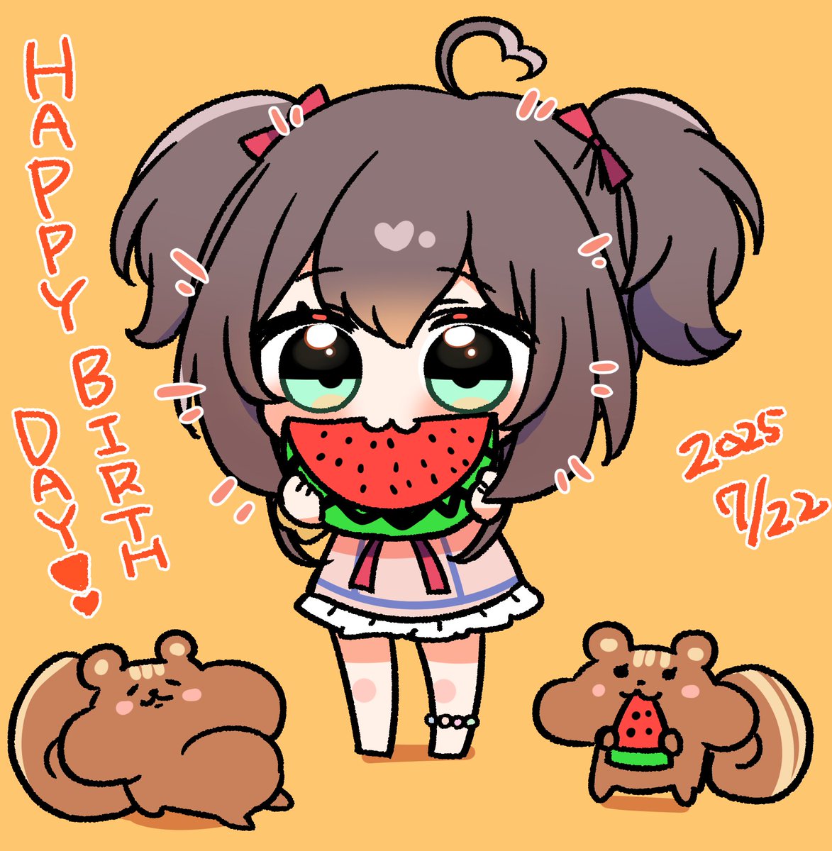 V33983897's tweet image. まつりちゃんお誕生日おめでとう～～！！！！！
#祭絵