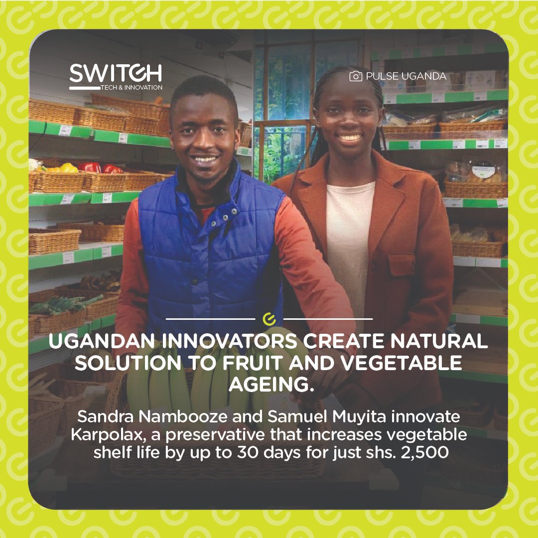 Switch_AFR's tweet image. Karpolax comes in biodegradable sachets infused with natural extracts like cloves and lemongrass to slow down spoilage of fruits and vegetables by 15-30 days.

switched by @DivineMercyNal 
#SwitchAfrica #shapingthefuture #shapingculture #agriculturelife