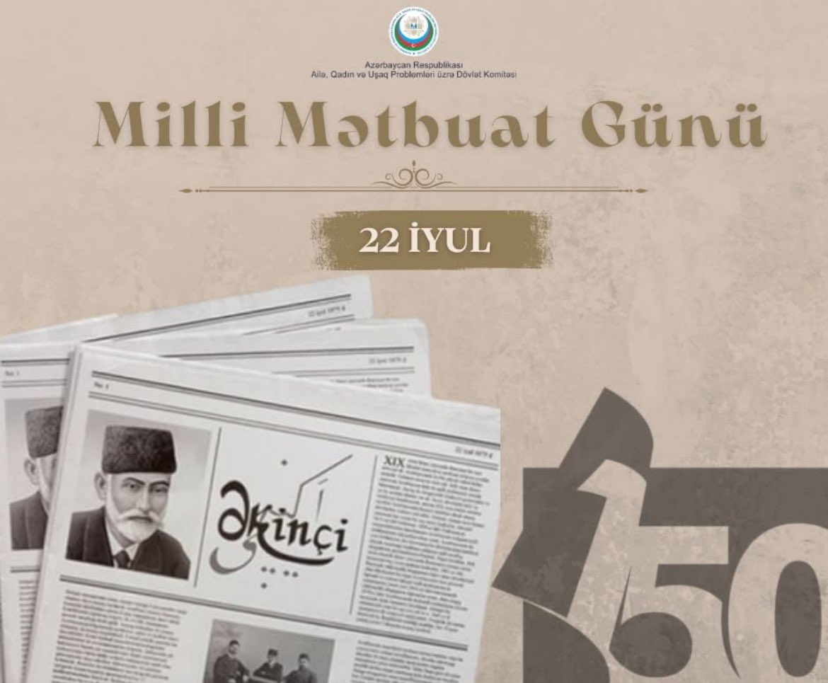 Qocaman jurnalistlərimiz başda olmaqla media nümayəndəlırini təbrik edirəm!
Zərdabinin “millətə xidmət, qələmlə xidmət deməkdir” fikrini öz missiyasına çevirən bütün jurnalistlərin qarşısında minnətdarlıqla baş əyirəm.