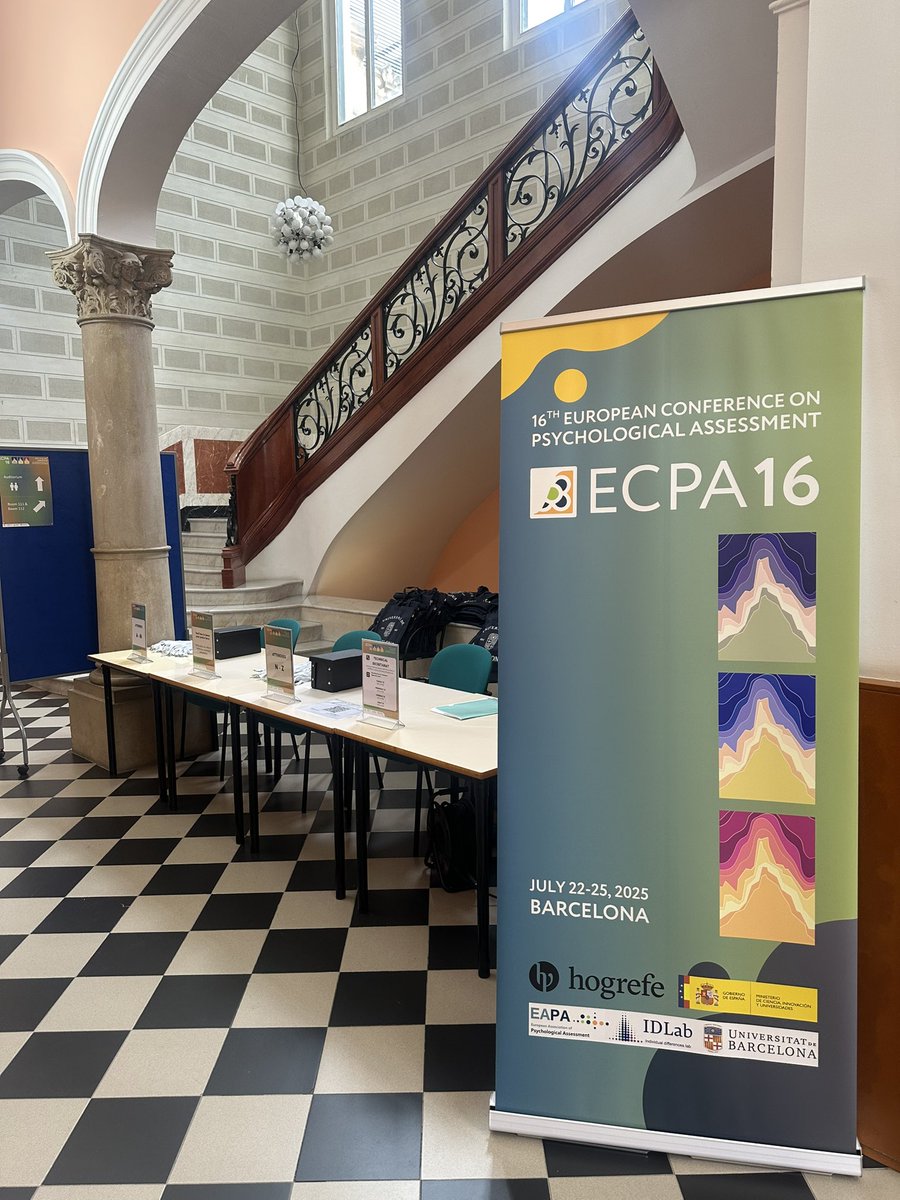 ECPA_2025's tweet image. #ECPA16 has officially started! 🎉👏

#Barcelona2025 #PsychologicalAssessment #ECPA16 

@IDLabUB