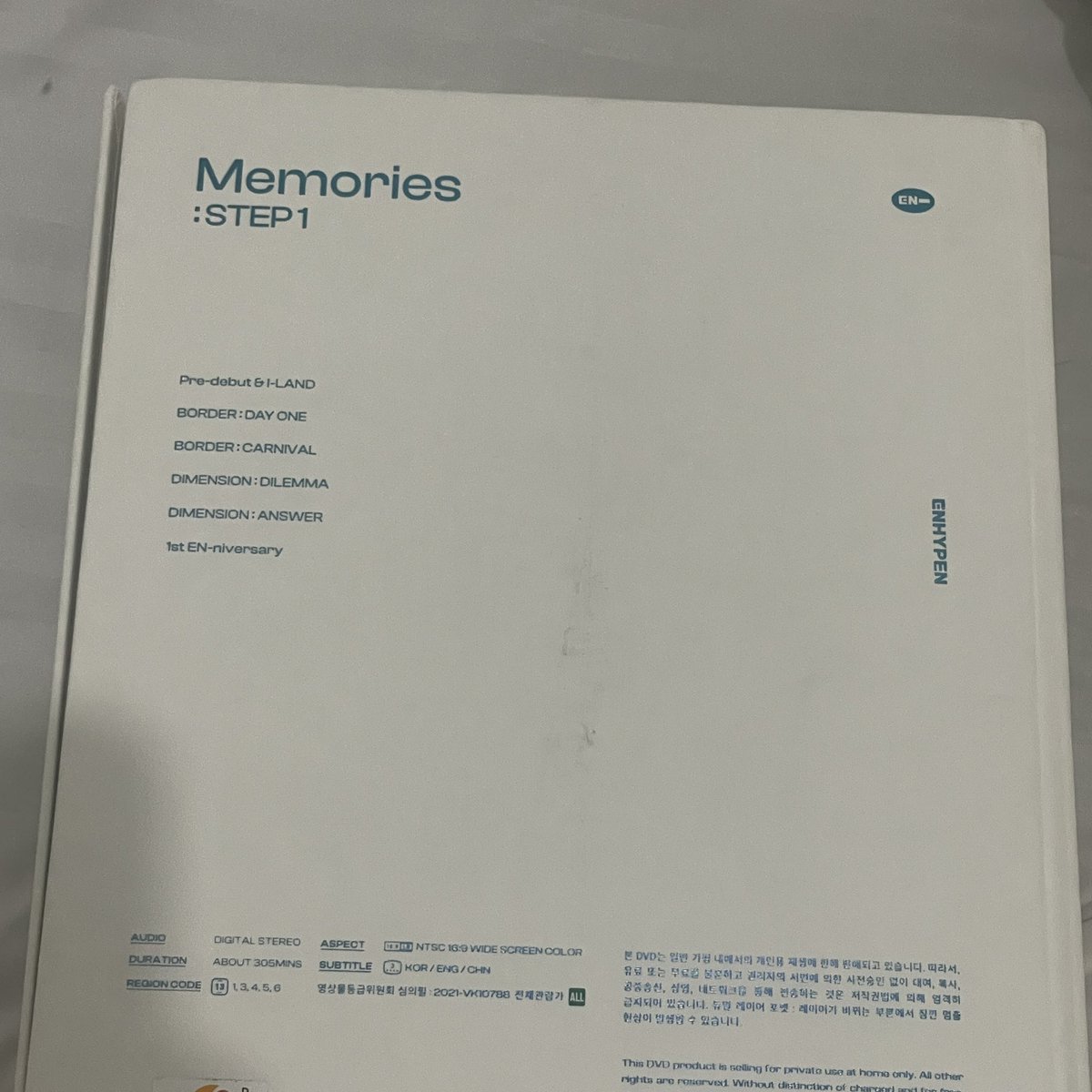 foxcatsz's tweet photo. wts lfb enhypen ph

enhypen memories: step 1 dvd
unsealed but complete inclus
(still has the group pola but forgot to include lang!)

₱400 https://t.co/GNMwhiLCsa