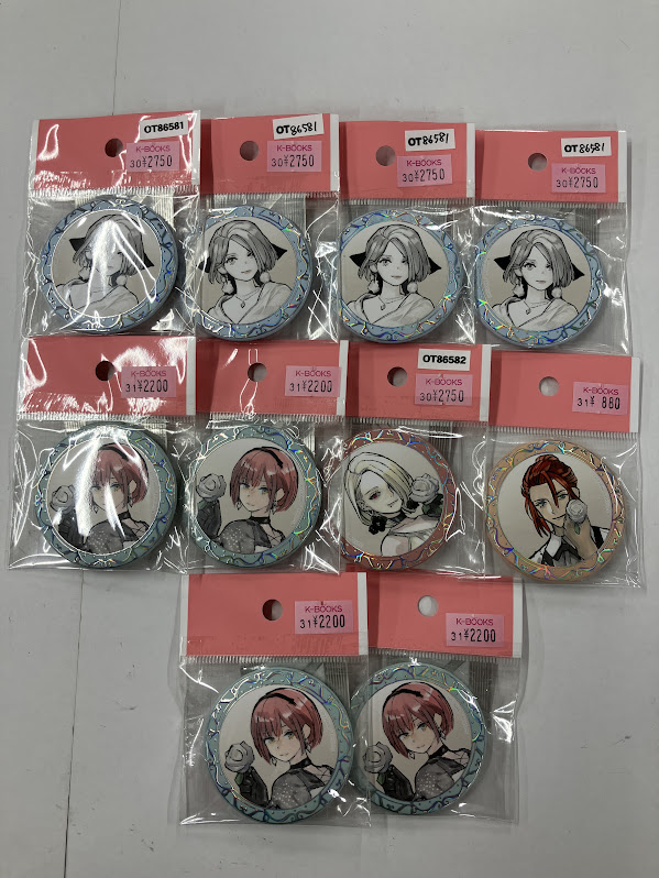 ジャックジャンヌ 立花希佐 白田美ツ騎 アリスNET 缶バッジ セット ジャックジャンヌ 白田美ツ騎 石田スイ展 缶バッジ ユニヴェール
