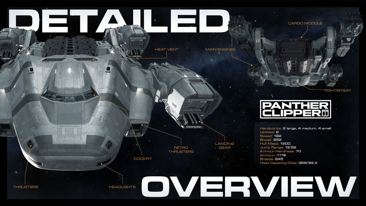EliteDangerous's tweet image. 📰 Learn everything you need to know about the brand new Panther Clipper Mk II from Zorgon Peterson right here!
🔗 fron.dev/814d