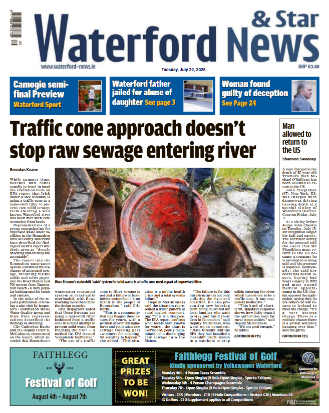 This week's Waterford News &amp; Star is in shops now and to buy online at waterford-news.ie