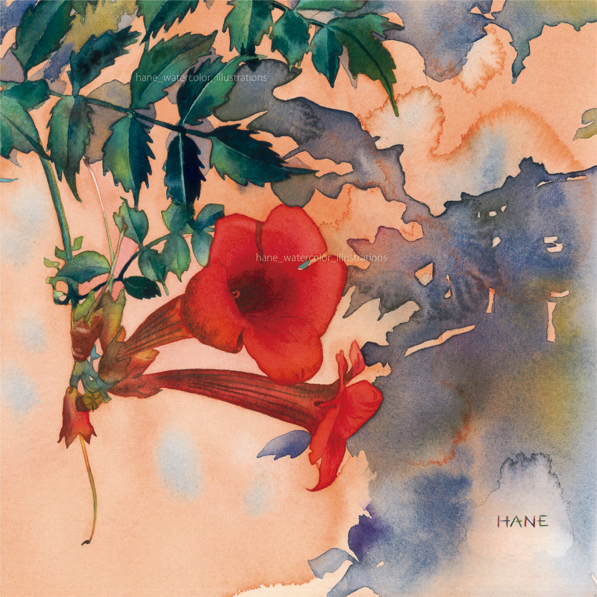 水彩画(人物)№211 A Lone Sketcher Ⅱ (孤高のスケッチャーⅡ)” 51cm × 36cm