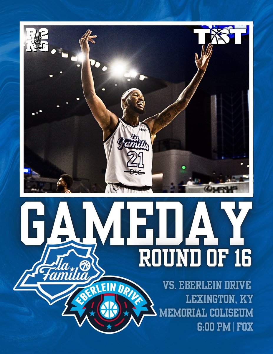 RuppToNoGood's tweet image. La Familia face their biggest challenge yet in the TBT Lexington Regional Final
Who's gonna be watching this matchup tonight?