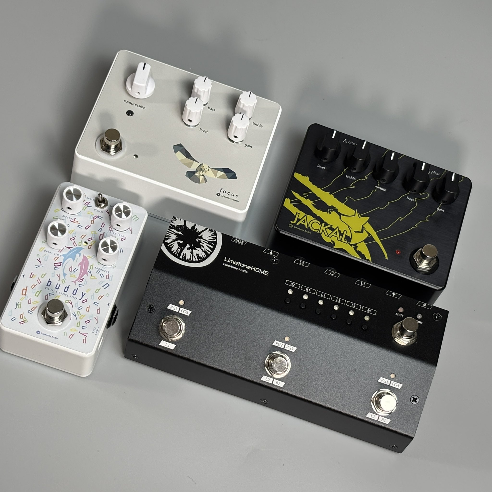 ギター Limetone Audio buddy Limetone Audio ライムトーンオーディオ buddy ディレイ ギター