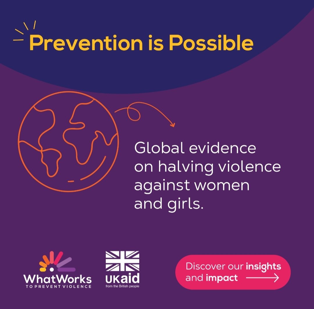 IdreesBurhan's tweet image. What an evidence.
What a revelation.
What a truth we can no longer ignore...
HALF of the women and children caught in the vicious cycle of violence —
CAN BE SAVED.
If we act.
If we care.
If we commit. 🧵
#whatworks #GBV #SAFEGUARDING