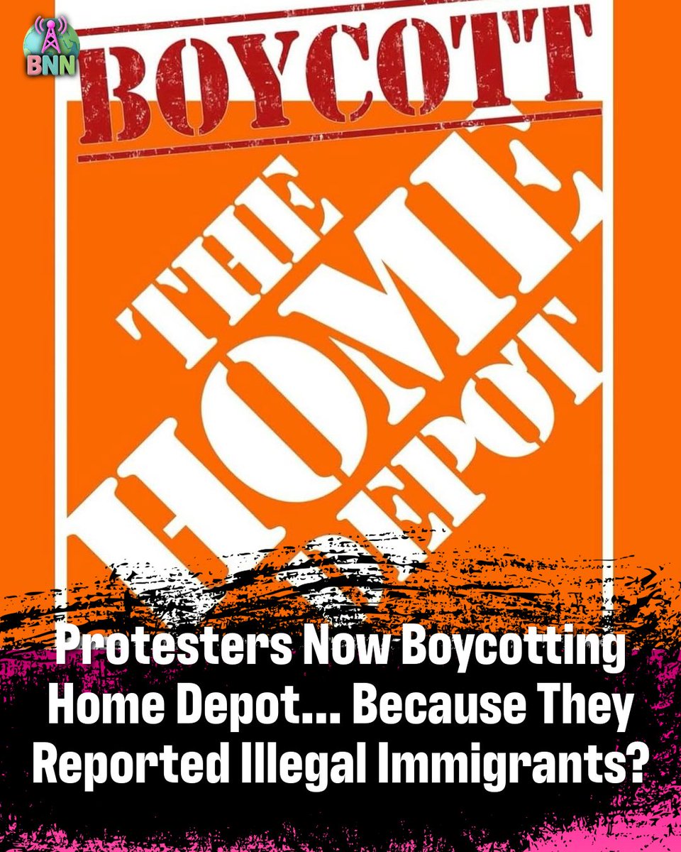 BNNetwork634's tweet image. Protesters Now Boycotting Home Depot… Because They Reported Illegal Immigrants? 🛠️🤦
The activist mob is BACK at it — now calling for a full-on boycott of Home Depot because the company allegedly called ICE to report illegal immigrants gathering in their parking lot.
Yes, you…