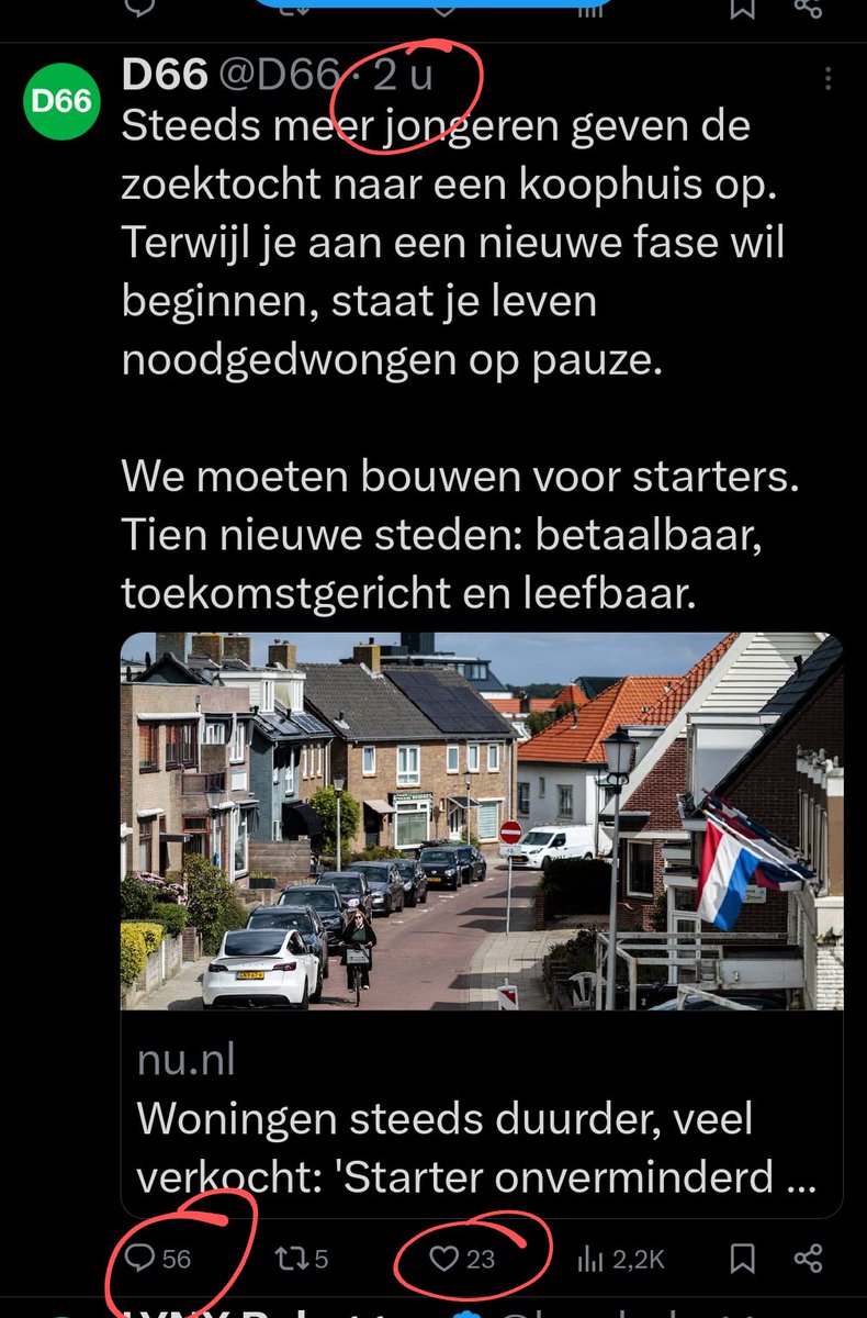 NuRealisme's tweet image. Erg veel vertrouwen is er niet in de leugens van @D66.
