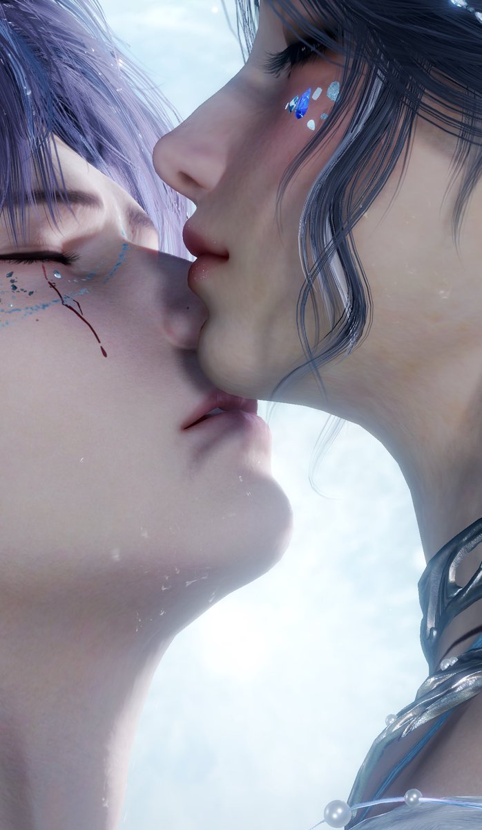 kkirose_'s tweet image. While Rafayel’s myth has one of the most sensual kissing scenes in the game, Xavier’s myth has one of the cutest 🥹💞