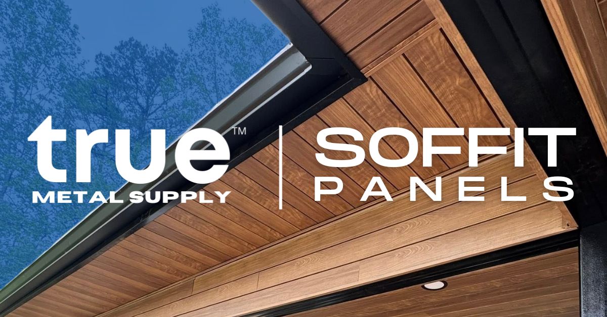 truemetalsupply's tweet image. Let’s talk SOFFIT. 👉 When it comes to protecting your eaves and adding a clean finish to your build, soffit matters—and we’ve got options. At True Metal Supply, you’ll find 3️⃣ standout steel soffit systems that are built for both performance and style:
🔒 Flush-Lock Soffit –…