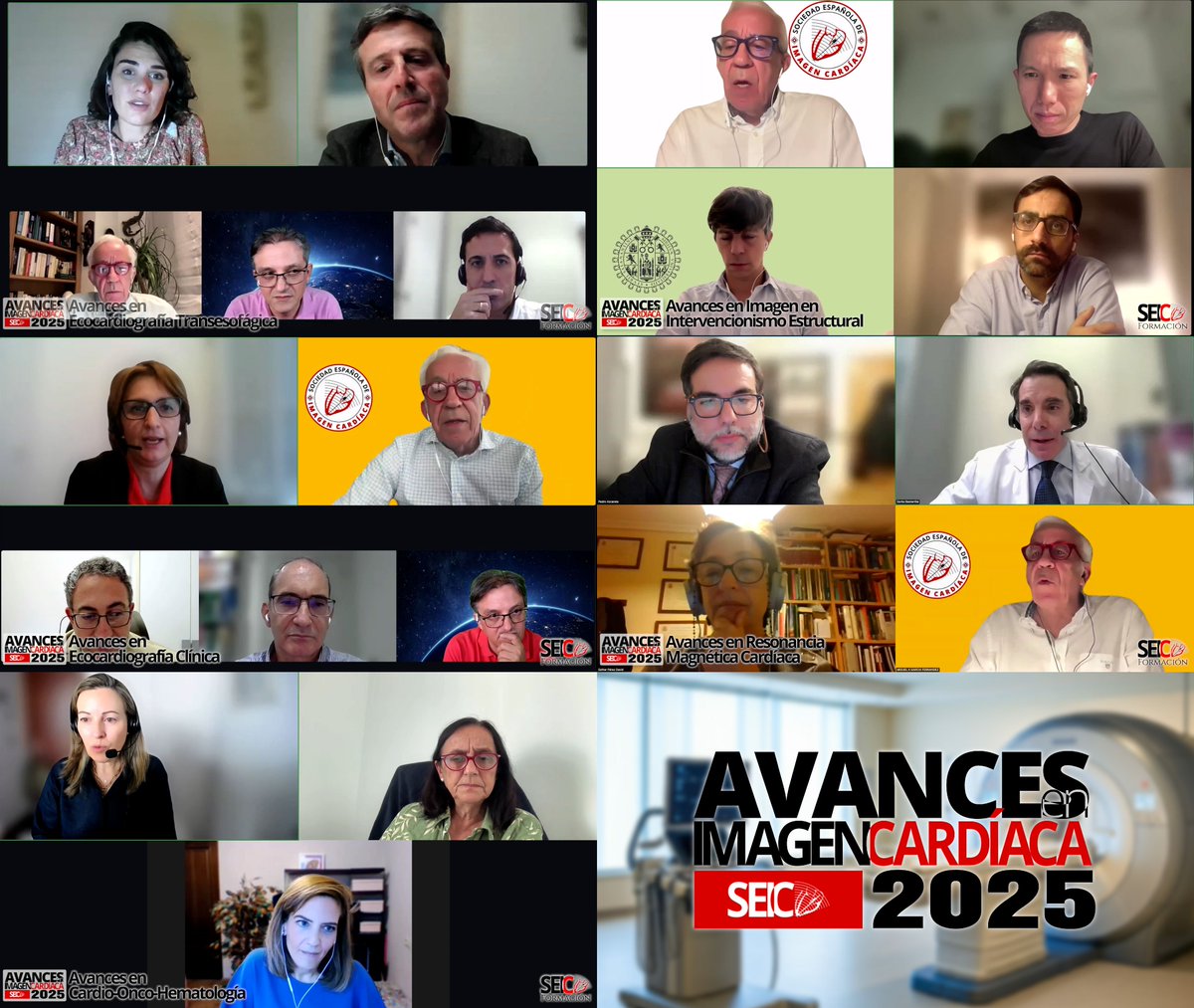 6 Sesiones 6
18 Charlas 18
📣 ¡Ponte al día! 👨‍💻
Avances en Imagen Cardíaca 2025
1 crédito ECTS-CASEIC
Info ℹ️ buff.ly/VUstsCd ◀️
Curso 📚 buff.ly/HFvQTwz ◀️