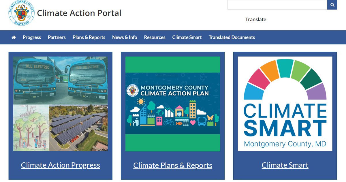 MCDOTNow's tweet image. 🌎ICYMI🌎
@MontgomeryCoMD's Climate Action portal lists the County’s array of climate planning, progress, and action information on an easy-to-navigate website.
💻▶️tinyurl.com/26nfk3jx #climatechange #montgomerycountymd #Transportation