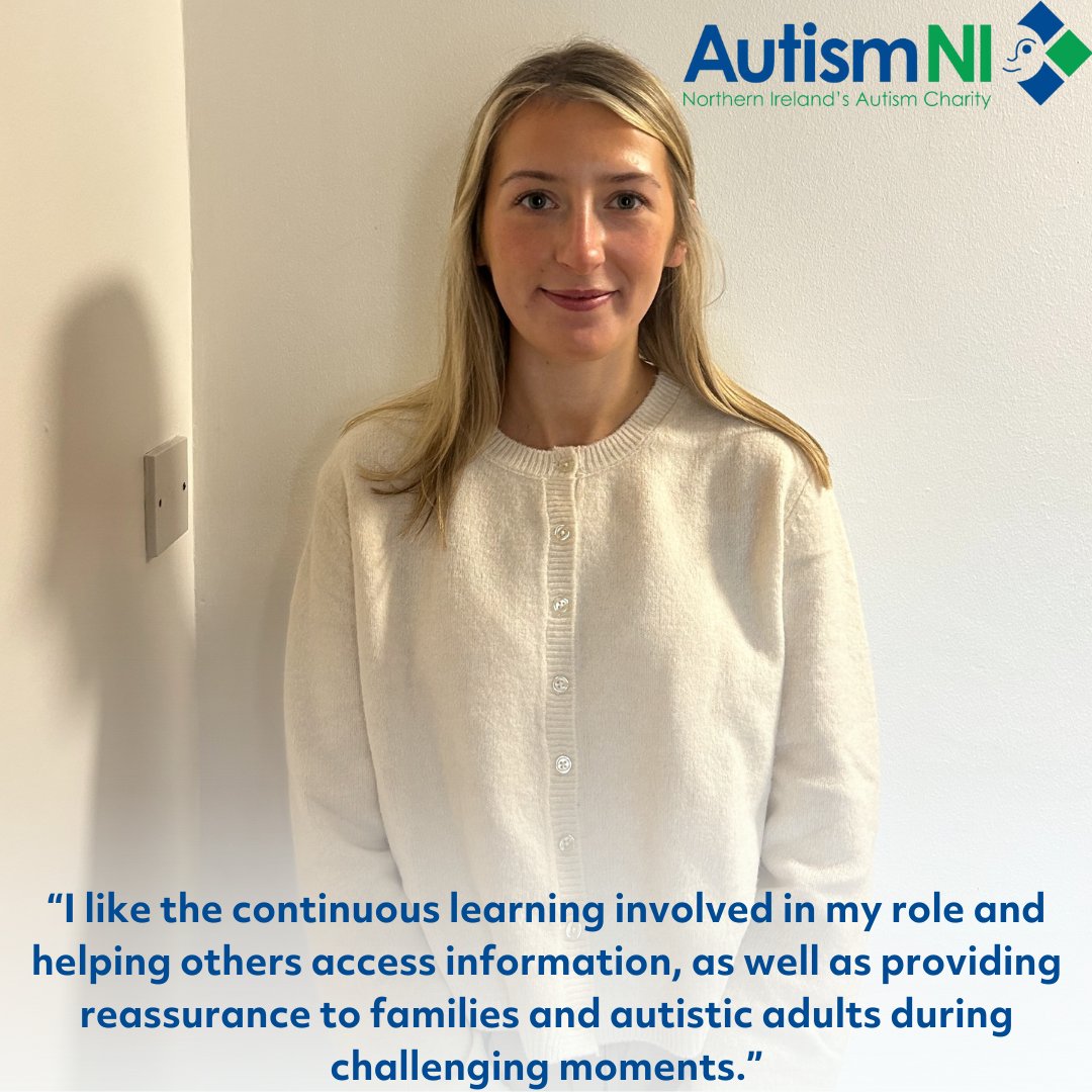 Our Helpline Heroes 📞
Meet Amy, one of our Helpline Officers, who explains a bit more about what the role means to her.
Autism NI's Helpline is available Monday to Friday, 9am to 5pm, and is open to everyone.
Call us on 028 9040 1729, or visit autismni.org
#helpline