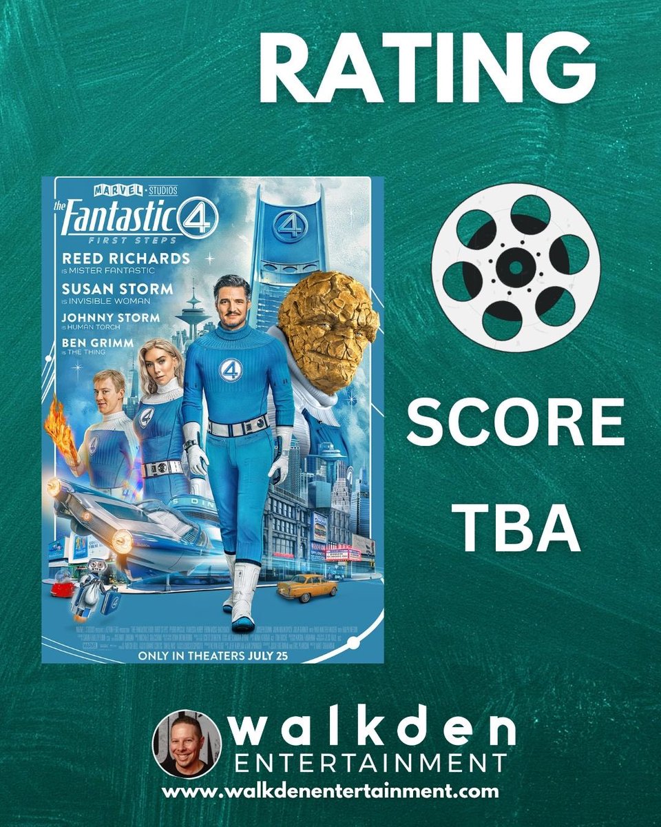 walkdenent's tweet image. #TheFantasticFour: FirstSteps takes #Marvel fans into a new time period and a whole new kind of journey and adventure. The plot took me by surprise, and the experience kept me guessing. The chemistry between the four leads is even better than fantastic — it’s stellar.