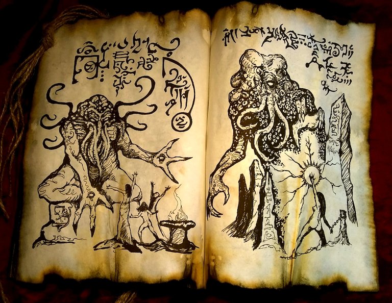 Mrzarono's tweet image. Even among the priests of the Old Ones some were chosen for sacrifice, and the power bestowed upon them could not prevail against the things that had given it.