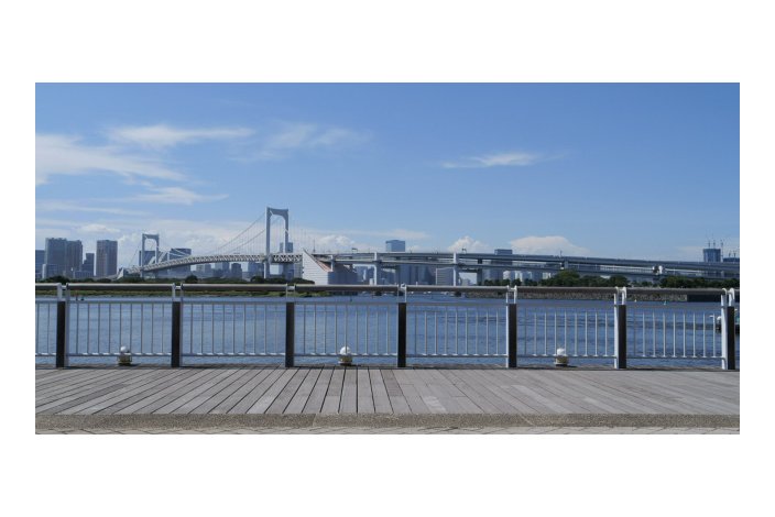 昨日早速灼熱のお台場へ繰り出してきました。
このカメラはたゃいやきさんにお貸しして、りすさんと三人でお散歩！！