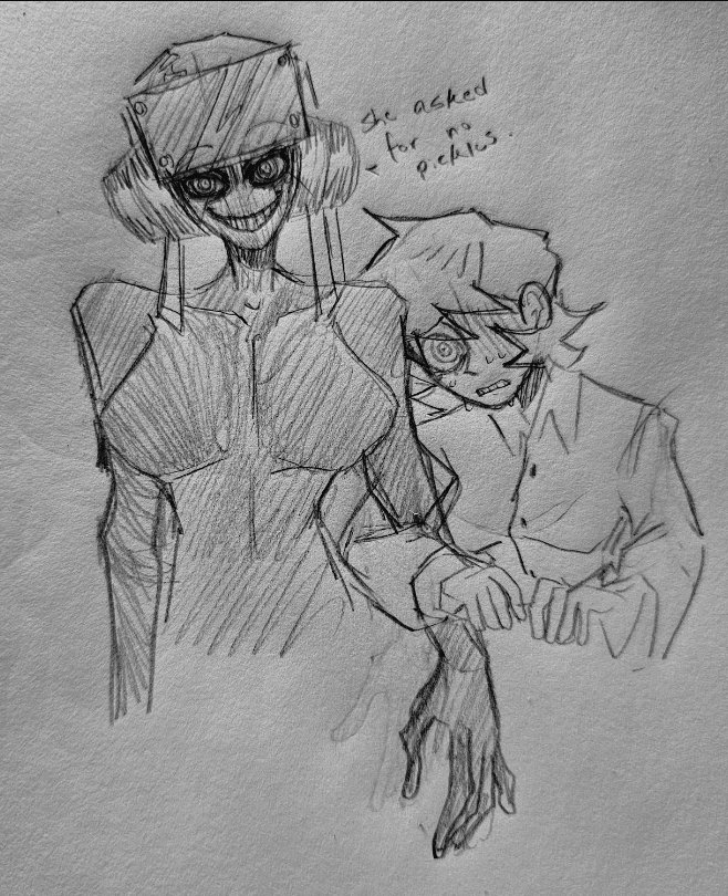 RainbowsideHosp's tweet image. These were from awhile ago I just never posted them. And of course, Humanized Psychopomp from my friends au @Kessler_Lair
#psychopomp #psychopompgame
Also if anyone has any drawing requests, please ask in my strawpage! I'm bored.
rainbowsidehospital.straw.page
