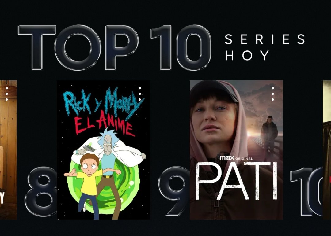 maxesinfo's tweet image. Rick y Morty el anime vuelve al top mas visto en Hbo max España en el puesto 8