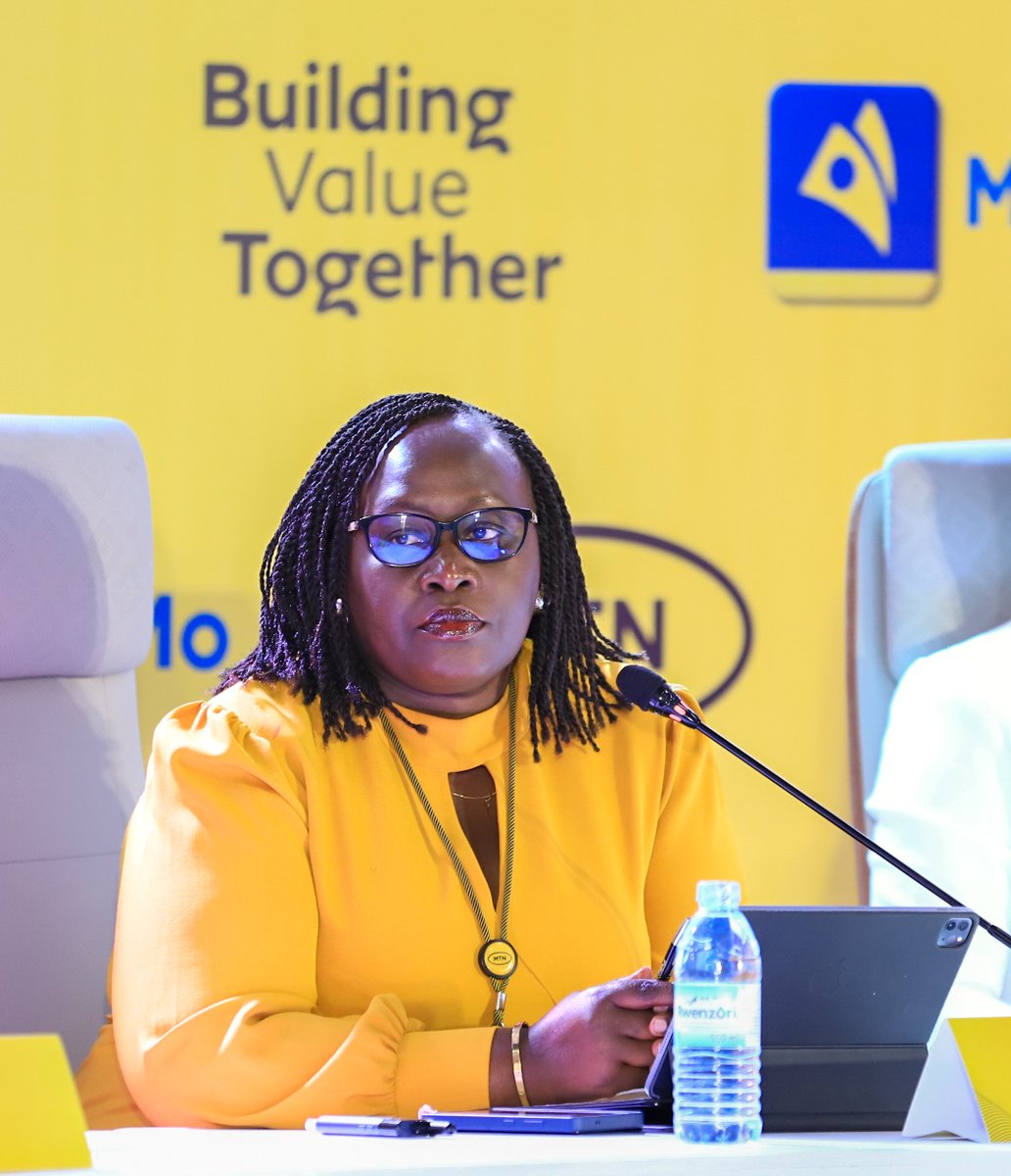 mtnug's tweet photo. We’re live at the MTN Uganda Extraordinary General Meeting (EGM). Shareholders are gathered both physically and online to vote on the proposed structural separation of the Mobile Money business. Updates to follow. #MTNUgandaEGM #BuildingValueTogether #TogetherWeAreUnstoppable. https://t.co/pdaMPmOV0q