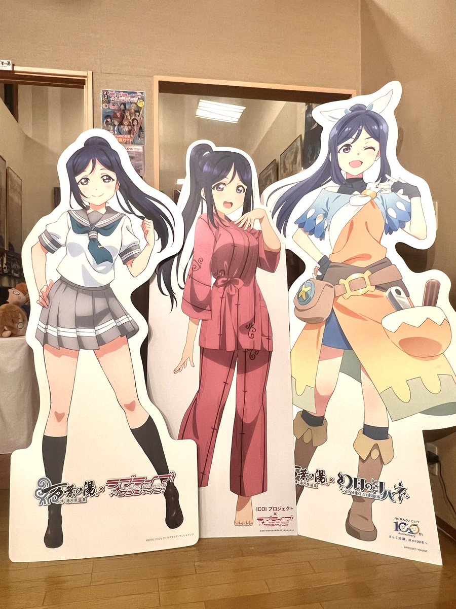 manyo_numazu's tweet image. ・2018年(制服)
・2023年(ヨハネ)
・2025年(温泉ラリー)
3人並べてみました👏
かわいくて仕事になりません😚笑
3枚そろうと壮観ですね〜!
まだまだ増えても良いんですよ…?|ω・)
#万葉の湯沼津館
