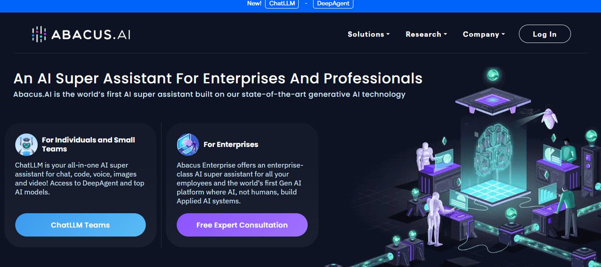 daxesh_iroid's tweet image. 🤯 Meet DeepAgent by @abacusai : Your New General AI Powerhouse! 🚀
Create your own multi-skill AI agent that can:
✅Build & Automate: Create apps, automate workflows (Salesforce, Shopify listings, customer support).
✅Deep Research: Generate academic reports with citations,…