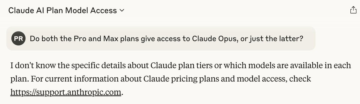 PaulRBerg's tweet image. An LLM so smart yet so dumb about its own pricing model