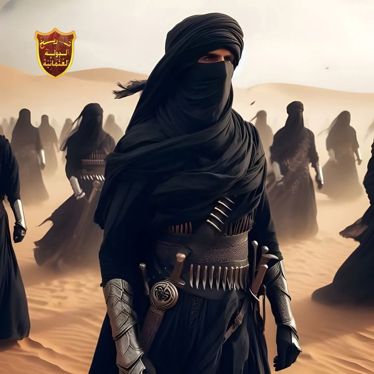 #قومی_زبان
 نقاب  (چہرہ ڈھانپنے کا کپڑا) بہادری کی علامت سمجھا جاتا تھا۔ زیادہ تر صحابہ کرامؓ جنگ کے وقت نقاب پہنتے تھے اور ان کی پہچان مخصوص نشانیوں سے ہوتی تھی۔

مثال کے طور پر:

حضرت حمزہؓ غزوہ بدر کے دن اپنے سر پر لال شترمرغ کے پر لگا کر میدان میں اُترے تھے

حضرت زبیر بن