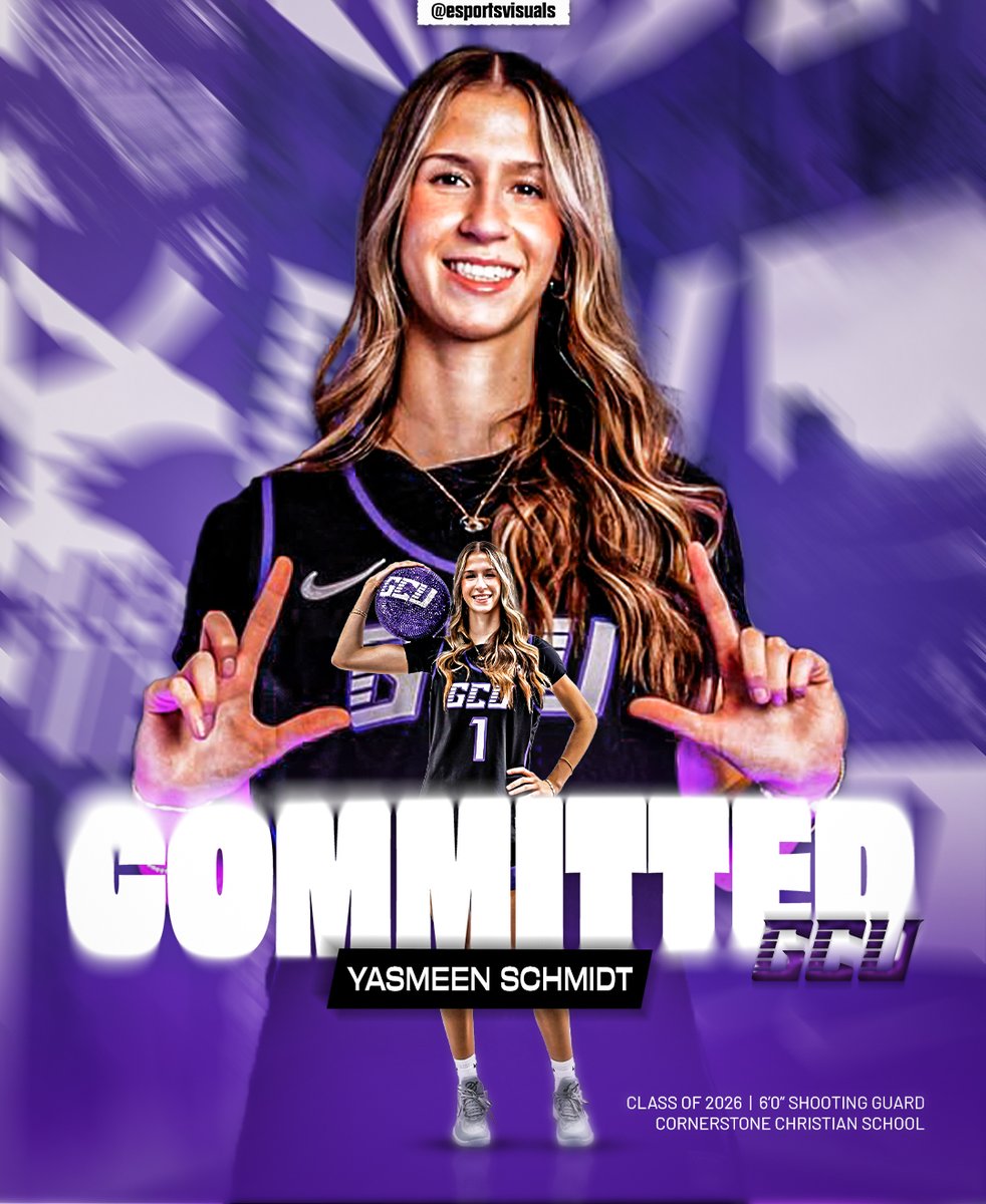 Elite Sports Visuals (@esportsvisuals) on Twitter photo 2026 Yasmeen Schmidt (<a href="/yasmeen_ba11er/">Yasmeen Schmidt ๐บ๐ธ๐น๐ท</a>) recently committed.
โ๏ธ Grand Canyon University is loading up with an ELITE basketball athlete for the 2026-2027 season.
๐ธ <a href="/GCU_WBB/">GCU Women's Basketball</a>
#YouAreElite #EliteSportsVisuals <a href="/ccs_girlshoops/">CCS Girls Basketball</a> 2026 Yasmeen Schmidt (<a href="/yasmeen_ba11er/">Yasmeen Schmidt ๐บ๐ธ๐น๐ท</a>) recently committed.
โ๏ธ Grand Canyon University is loading up with an ELITE basketball athlete for the 2026-2027 season.
๐ธ <a href="/GCU_WBB/">GCU Women's Basketball</a>
#YouAreElite #EliteSportsVisuals <a href="/ccs_girlshoops/">CCS Girls Basketball</a>