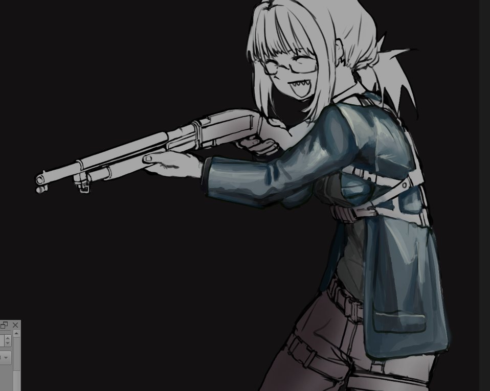 plowie45's tweet image. somethings wrong, i just do random shit and it keeps working. like working too well. i like the coloring i did though.