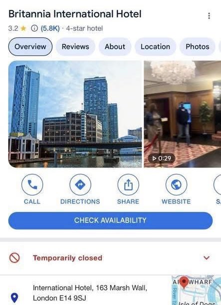 LNallalingham's tweet image. 🚨 I can now confirm that the Britannia International Hotel in Canary Wharf has been handed over for use by “asylum seekers and refugees.”
Our team in Epping have been leading peaceful protests at the Bell Hotel after serious allegations of sexual assault—and they heard some of…
