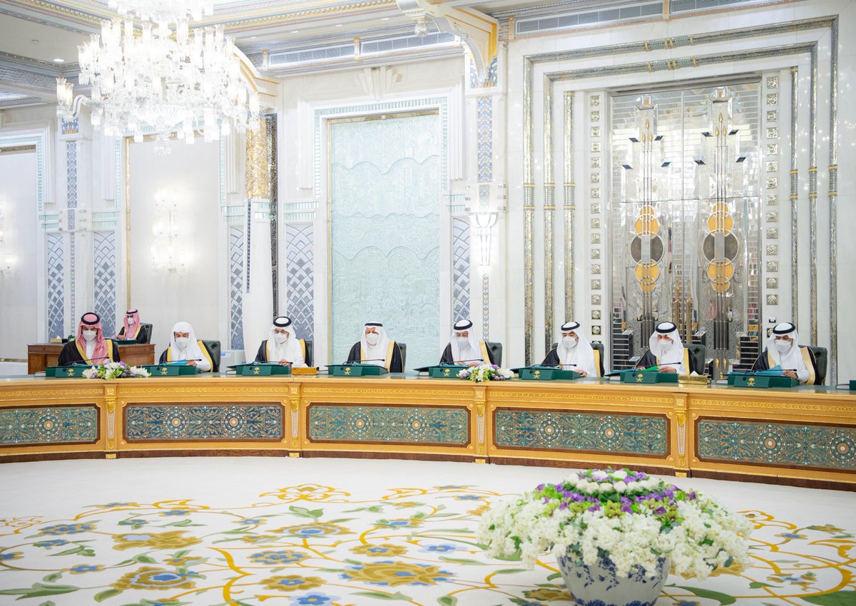 spagov's tweet image. #مجلس_الوزراء يعبّر عن الترحيب بالتوقيع على "إعلان مبادئ" بين حكومة جمهورية الكونغو الديمقراطية وتحالف "نهر الكونغو"، ويتطلع إلى أن يشكل ذلك خطوة إيجابية نحو تحسين الأوضاع الإنسانية والاقتصادية، وبما يعود بالنفع على الأمن والسلم الدوليين.
#واس