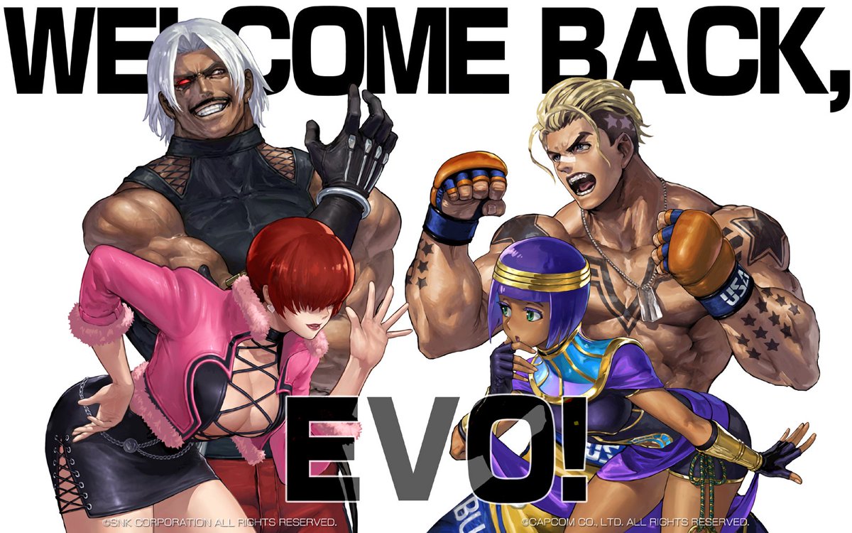 AhlexTerry's tweet image. Faltando menos de duas semanas para a chegada da #EVO2025, que tal relembrar dessas duas imagens incríveis? Feitas por Eisuke Ogura e Shinkiro, elas vieram para comemorar a volta de EVO presencial, que aconteceu em 2022.
Eles já estavam armando, né? Rsrs
#EVO #EVO25 #Capcom #SNK