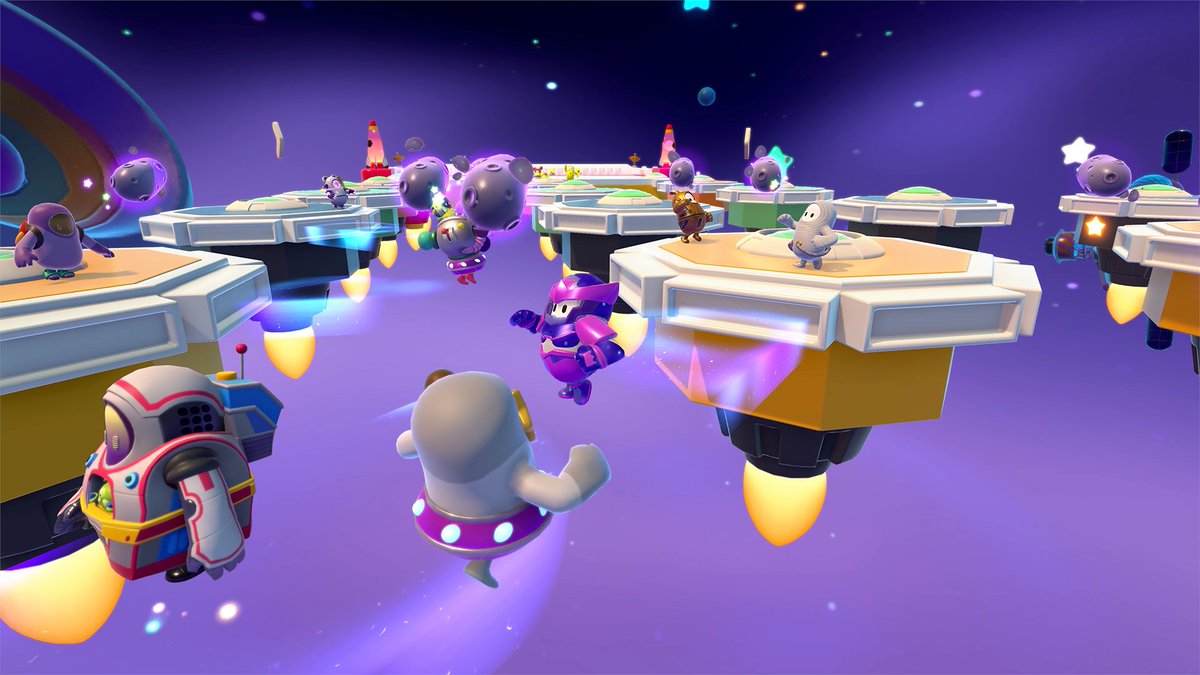 FallGuysGame's tweet image. 3, 2, 1, SPACE!
Play Starchart and Cosmic Highway and more out of this world levels now! 🪐
