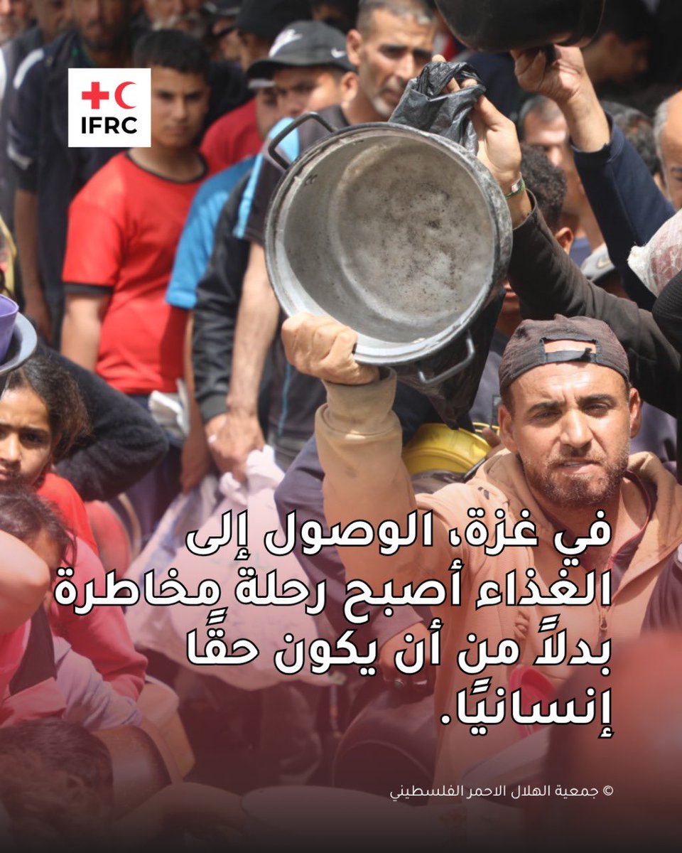 IFRC_MENA's tweet image. العائلات في #غزة تكافح يوميًا من أجل البقاء، وسط نفاد الغذاء وارتفاع الأسعار إلى مستويات تفوق القدرة على التحمل.
بالنسبة لكثيرين، أصبح الوصول إلى المساعدات الأساسية مغامرة قد تكلّفهم حياتهم.
الوضع حرج: الأسواق شبه فارغة، وما تبقّى من المستلزمات الأساسية خارج المتناول. ملايين…